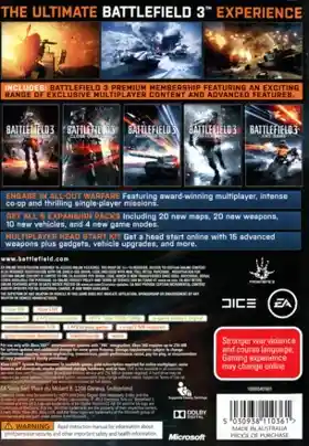 Battlefield 3 (USA) box cover back